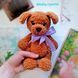 Вязаная игрушка ручной работы "Маленькая собачка" I-010 фото 2