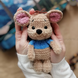 Вязаная игрушка ручной работы "Крошик Ру" - герой повести "Винни Пух" (под заказ) I-043 фото 1