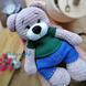 Вязаная игрушка ручной работы - Мишка (под заказ) I-057 фото 1